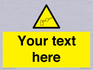 Custom warning barrier